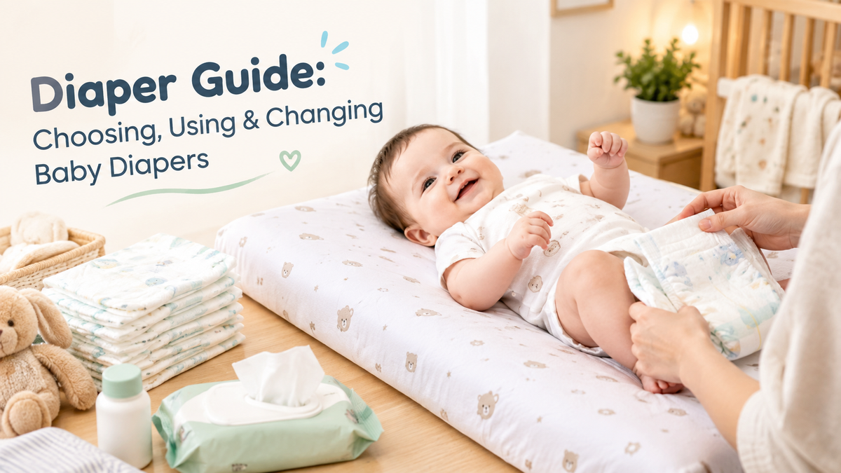 Diaper: A Complete Guide to Choosing, Using, and Changing Baby Diapers