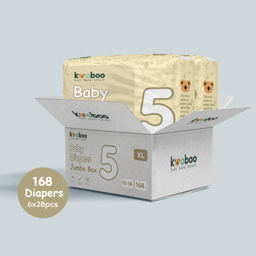 Monthly Diapers Bundle - 5 | 12-18 kg | 168 pcs