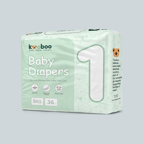 Baby Diaper - NB | 5 kg | 36 pcs