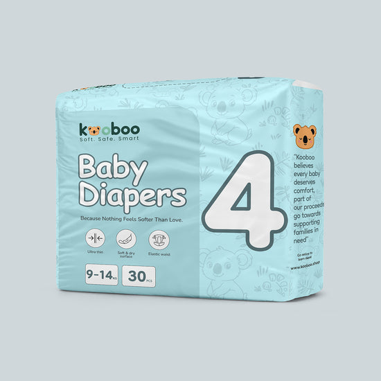 Baby Diaper - 4 | 9-14 kg | 30 pcs