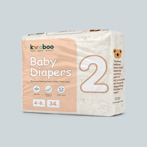 Baby Diaper - 2 | 4-8 kg | 34 pcs